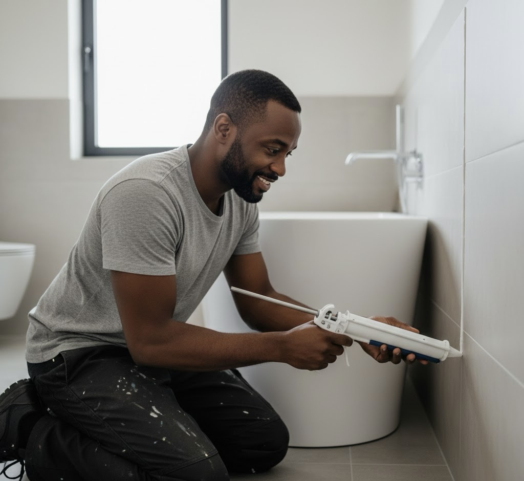 Professioneel kitten door een ervaren kitter