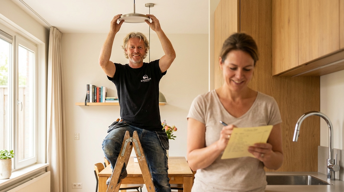 Wat komt er kijken bij het ophangen van een lamp?