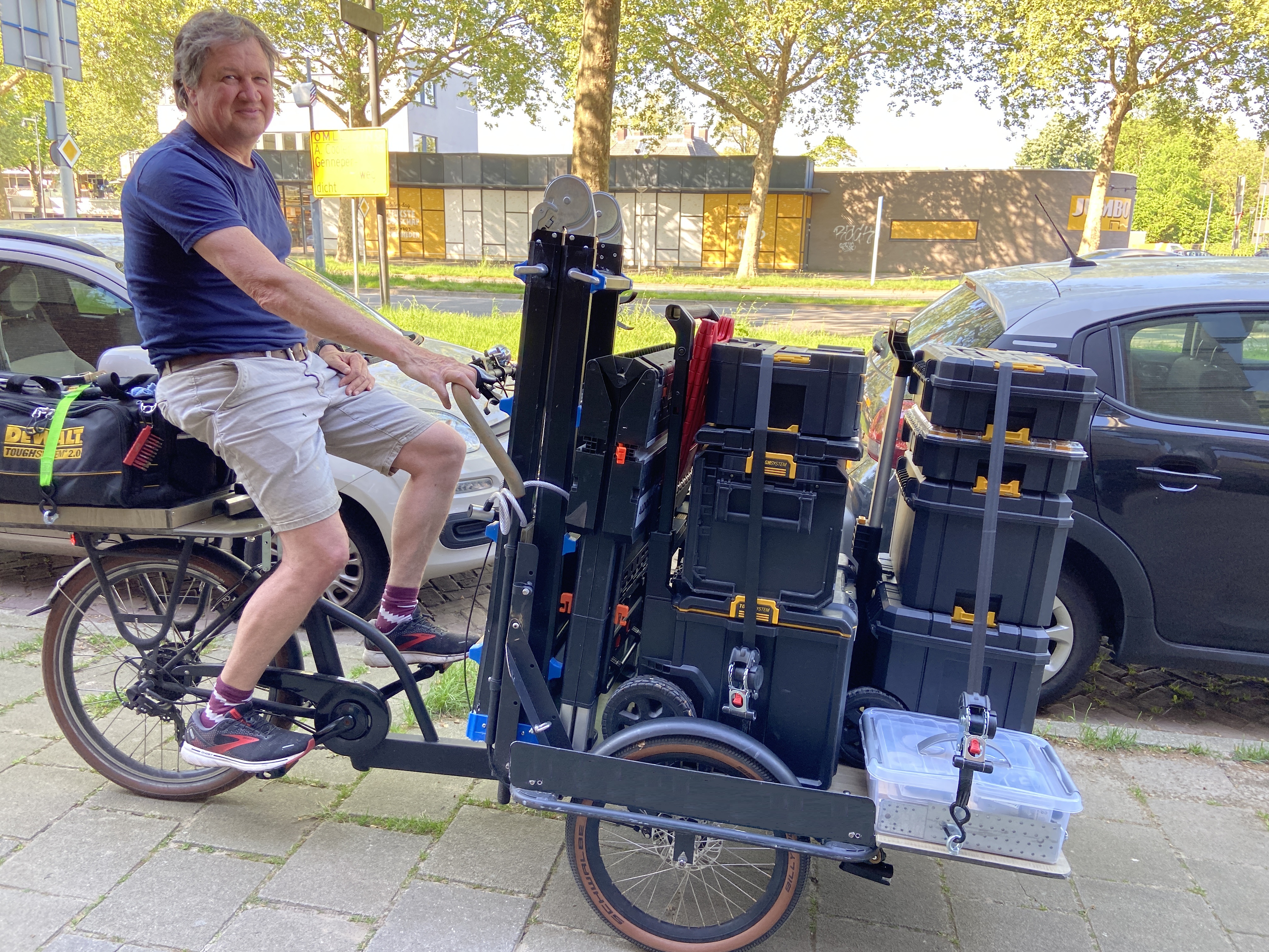 Reiner vertelt: zo werk ik als klusser op de fiets