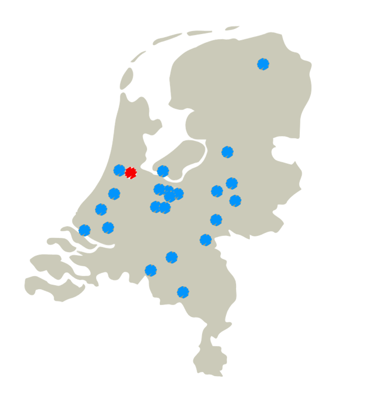 WAAR IS DE KLUSBAKFIETS ALLEMAAL ACTIEF?